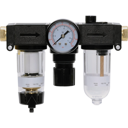 Filtre, d&eacute;tendeur & lubrificateur Modulair 200, 1/4" NPTF MAS Chibougamau