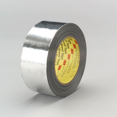 Ruban en pellicule aluminium/tissu de verre, 12 mm (1/2") la x 33 m (108') lo MAS Chibougamau