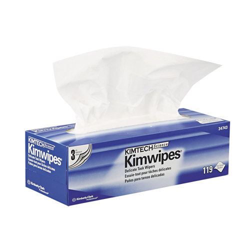 Kimtech Science Kimwipes Delicate Task Wipes, Specialty, 12" L x 12" W MAS Chibougamau