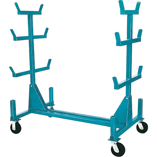 Supports mobiles pour tuyaux & barres, Acier, 34" la x 61" p x 58" h, Capacit&eacute; de 1000 lb MAS Chibougamau