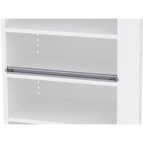 Façade pour rangement de bacs pour rayonnage enclenchable Interlok MAS Chibougamau