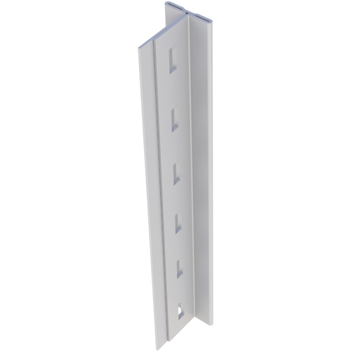 Montant en T pour rayonnage enclenchable Interlok, Acier, Hauteur 112" MAS Chibougamau