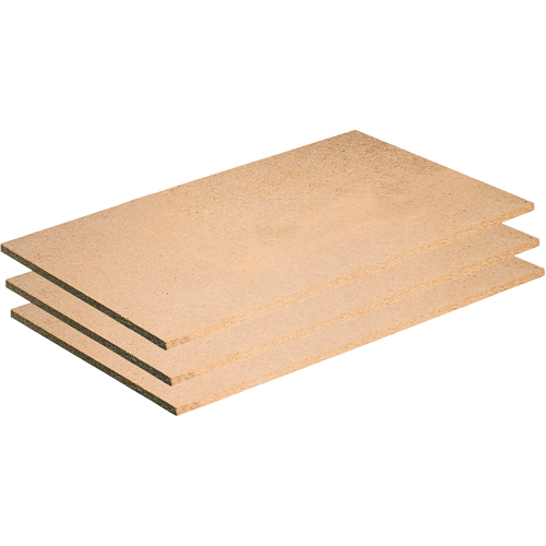TABLETTE EN PANNEAU DE PARTICULE 5/8", 21"X84" MAS Chibougamau