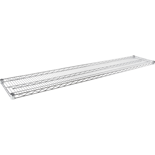 Tablette en treillis pour &eacute;tag&egrave;re robuste en treillis chromat&eacute;, 30" la x 18" p, Capacit&eacute; de 800 lb MAS Chibougamau