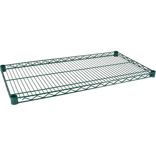 Tablette pour &eacute;tag&egrave;re robuste en treillis au fini d'&eacute;poxyde vert, 60" la x 18" p, 600 lb Capacit&eacute; MAS Chibougamau