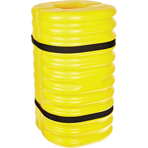 Column Protector, 10" x 10"/10" x 10 " Inside Opening, 24" L x 24" W x 42" H, Yellow MAS Chibougamau