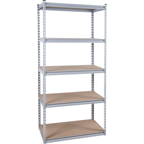 Heavy-Duty Shelving, Steel, Boltless, 1200 lbs. Capacity, 48" W x 72" H x 18" D MAS Chibougamau