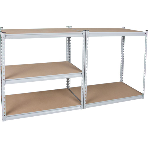 Heavy-Duty Shelving, Steel, Boltless, 1200 lbs. Capacity, 48" W x 72" H x 18" D MAS Chibougamau