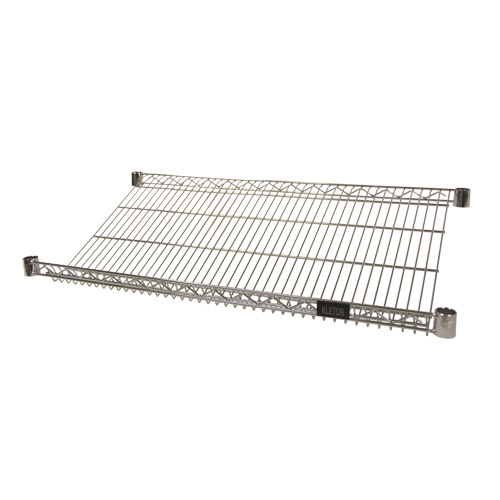 Tablette inclin&eacute;e en treillis m&eacute;tallique, 18" la x 36" p, Capacit&eacute; de 400 lb MAS Chibougamau