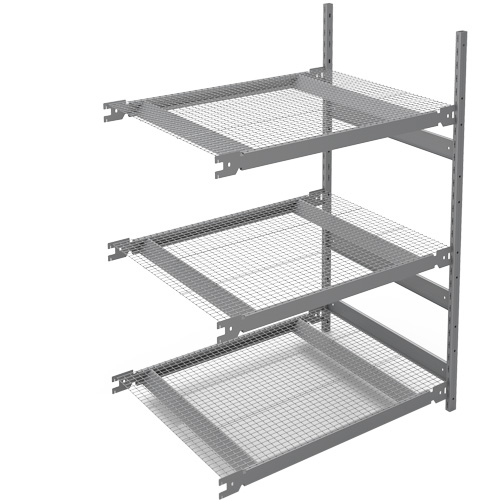 Wide Span Storage Shelving, Steel, Boltless, 1340 lbs. Capacity, 42" W x 60" H x 32" D MAS Chibougamau
