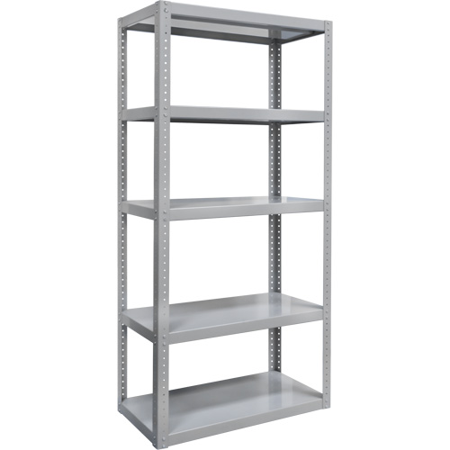 Heavy-Duty Shelving, Steel, Bolted, 3000 lbs. Capacity, 36" W x 72" H x 24" D MAS Chibougamau