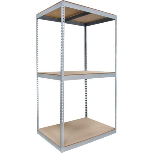 Rayonnage robuste, Acier, Sans boulons, Capacit&eacute; 750 lb, 72" la x 84" h x 24" p MAS Chibougamau