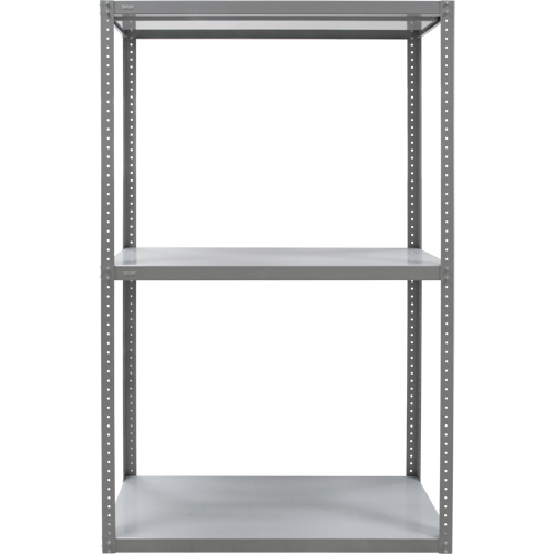 Heavy-Duty Shelving, Steel, Bolted, 3000 lbs. Capacity, 36" W x 72" H x 24" D MAS Chibougamau