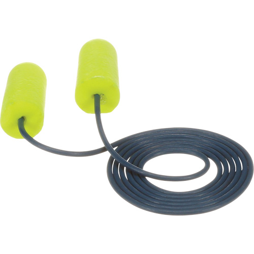 E-A-Rsoft Metal Detectable Earplugs, Corded, Regular, Bulk - Polybag, 32 NRR dB MAS Chibougamau