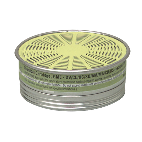 Cartouches pour respirateurs Comfo, Cartouche gaz/vapeur, Gaz multiples/Vapeur organique MAS Chibougamau