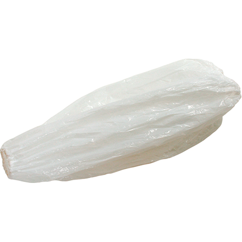 Disposable Sleeves, 18" long, Polyethylene, White MAS Chibougamau