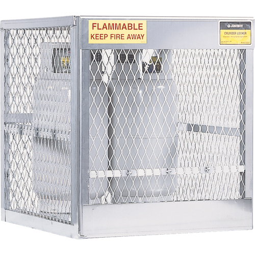Armoires en aluminium pour bouteilles GPL, nbre de bouteilles: 4, 30" , 32" , 33-1/2" , Argent MAS Chibougamau