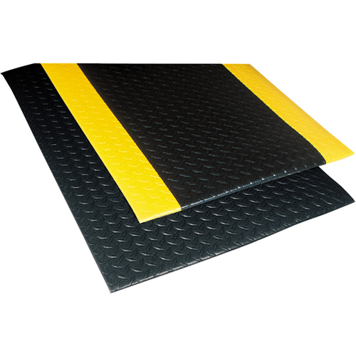 No. 419 Sof-Tred with Dyna-Shield Mats, Diamond, 3' x 12' x 1/2", Black, PVC MAS Chibougamau