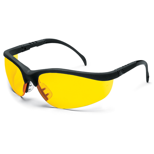 Klondike&reg; Safety Glasses, Amber Lens, Anti-Scratch, Meets/Exceeds CSA Z94.3 MAS Chibougamau