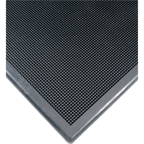 Sanitizing Footbath Mat No. 222, Rubber, 2' W x 2-2/3' L x 1/2" Thick, Black MAS Chibougamau