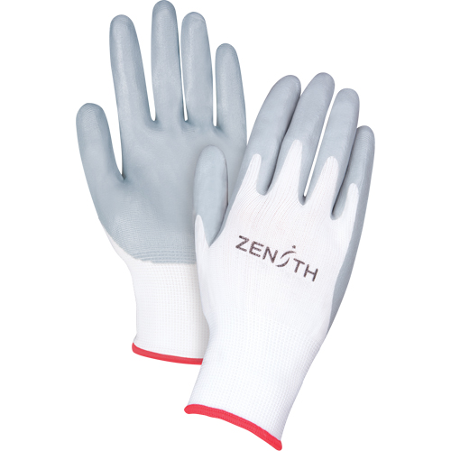 Gants l&eacute;gers enduits et respirants, 7/Petit, R&ecirc;vetement Mousse de nitrile, Calibre 13, Enveloppe en Polyester MAS Chibougamau