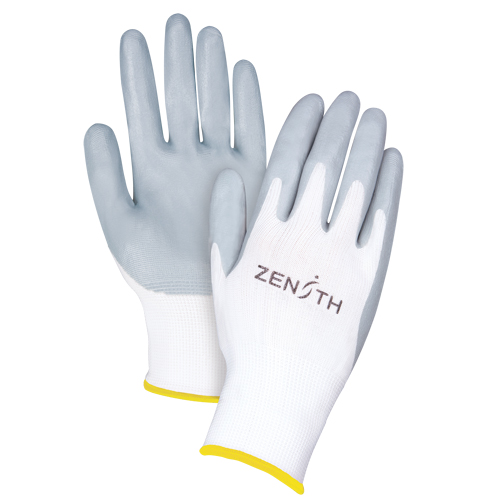 Gants l&eacute;gers enduits et respirants, 11/2T-Grand, R&ecirc;vetement Mousse de nitrile, Calibre 13, Enveloppe en Polyester MAS Chibougamau