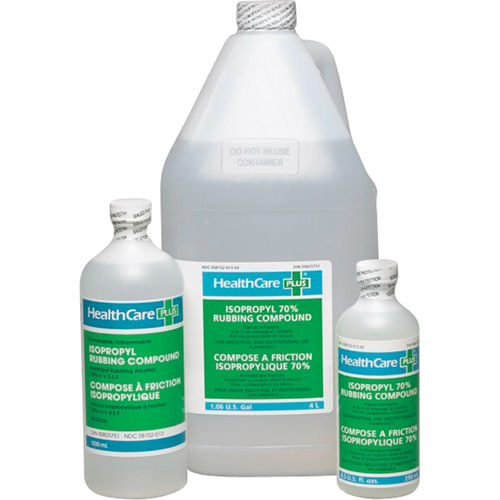Isopropyl Rubbing Alcohol, Liquid, Antiseptic MAS Chibougamau