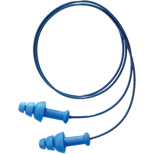 Howard Leight SmartFit&reg; Metal Detectable Reusable Earplugs, Corded, One-Size, Bulk - Box, 25 NRR dB MAS Chibougamau