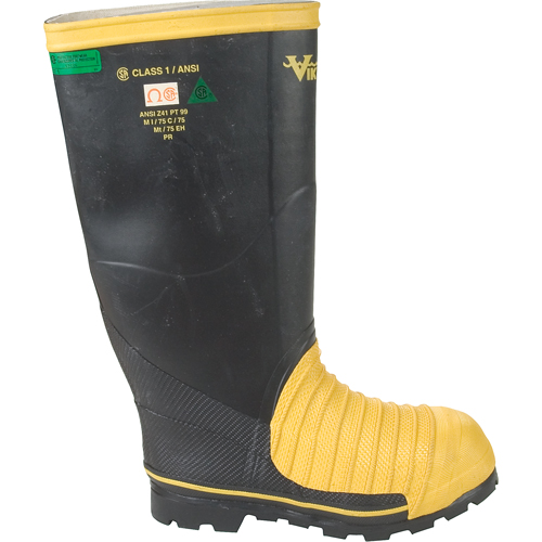 Miner 49er Professional Mining Boots, Rubber, Steel Toe, Size 7 MAS Chibougamau