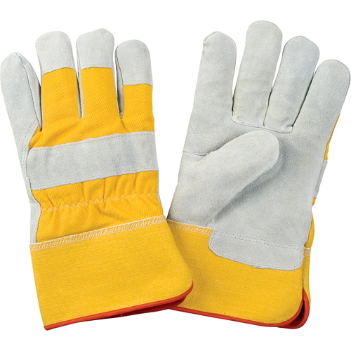 Premium Winter-Lined Fitters Gloves, 2X-Large, Split Cowhide Palm, Foam Fleece Inner Lining MAS Chibougamau