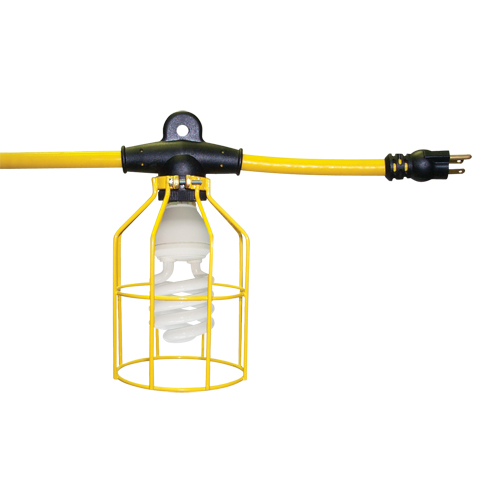 Grille protectrice de rechange en m&eacute;tal pour chaînes de lumi&egrave;res moul&eacute;es et robustes MAS Chibougamau