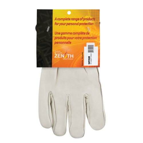Standard-Duty Winter-Lined Driver's Gloves, 2X-Large, Grain Cowhide Palm, Fleece Inner Lining MAS Chibougamau