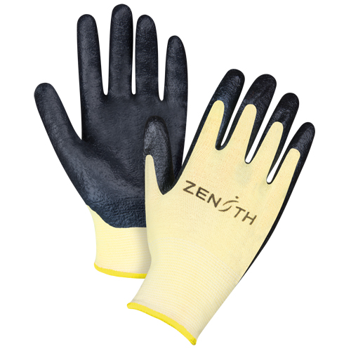 Gants r&eacute;sistants &agrave; la coupe avec prise sup&eacute;rieure, Taille 2T-Grand/11, Calibre 13, Rev&ecirc;tement Mousse de nitrile, Enveloppe en Aramide, ANSI/ISEA 105 niveau 3/EN 388 niveau 5 MAS Chibougamau