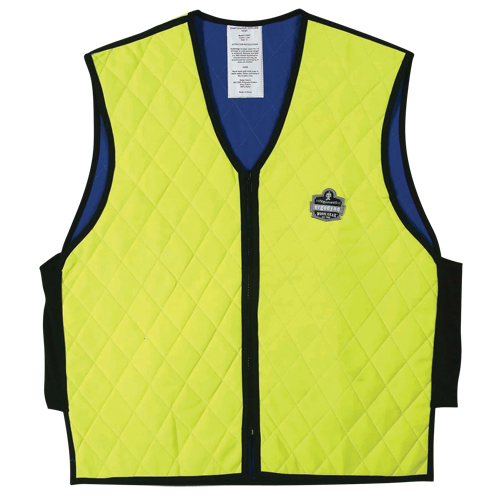 Vestes refroidissantes &agrave; &eacute;vaporation humide Chill-Its 6665, Moyen, Jaune lime haute visibilit&eacute; MAS Chibougamau