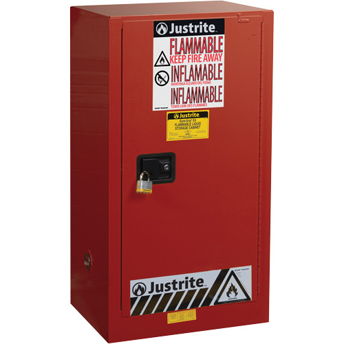 Armoire de s&eacute;curit&eacute; pour la peinture et les encres combustibles EX Sure-Grip, 20 gal., 2 tablettes MAS Chibougamau