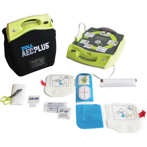 AED Plus&reg; Defibrillator , Semi-Automatic, English, Class 4 MAS Chibougamau
