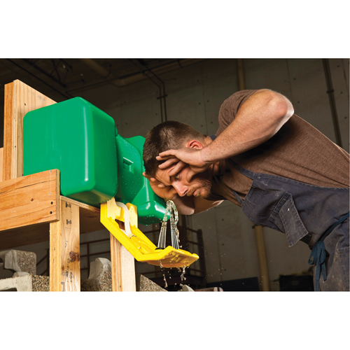 Eyewash Station, Gravity-Fed, 9 gal. Capacity, Meets ANSI Z358.1 MAS Chibougamau