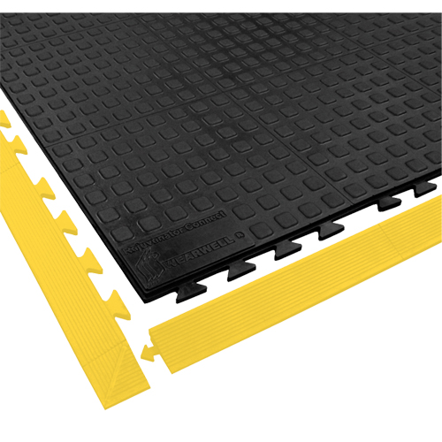 Rejuvenator Connect No. 502 Matting, Polyurethane, 3' W x 3' L, 5/8" Thick, Black MAS Chibougamau