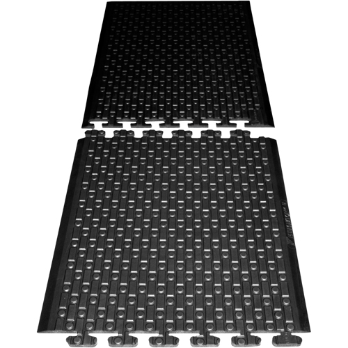 Rejuvenator Connect No. 502 Matting, Polyurethane, 3' W x 3' L, 5/8" Thick, Black MAS Chibougamau