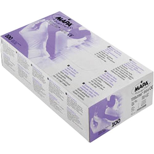 Trilites&reg; Triple Polymer Gloves, Medium, Latex/Neoprene/Nitrile, 6-mil, Powder-Free, Purple MAS Chibougamau