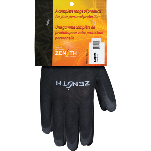 Ultimate Dexterity Coated Gloves, 9/Large, Polyurethane Coating, 13 Gauge, Polyester Shell MAS Chibougamau