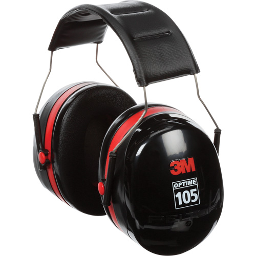 Peltor Optime 105 Series Earmuffs, Headband, 30 NRR dB MAS Chibougamau