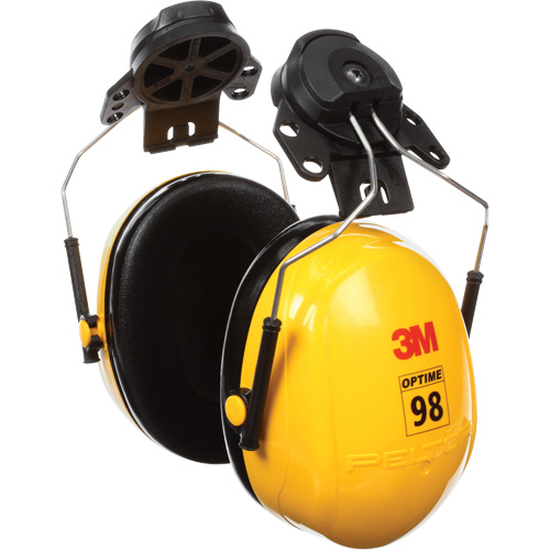 Peltor Optime 98 Series Earmuffs, Cap Mount, 23 NRR dB MAS Chibougamau