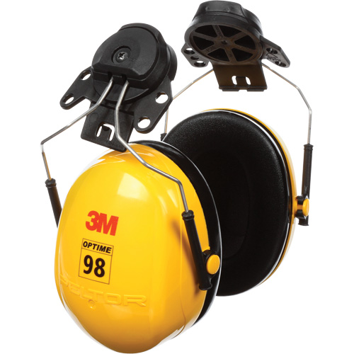Peltor Optime 98 Series Earmuffs, Cap Mount, 23 NRR dB MAS Chibougamau