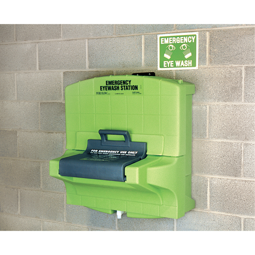 Fendall Pure Flow 1000&reg; Eyewash Station, Gravity-Fed, 7 gal. Capacity, Meets ANSI Z358.1 MAS Chibougamau