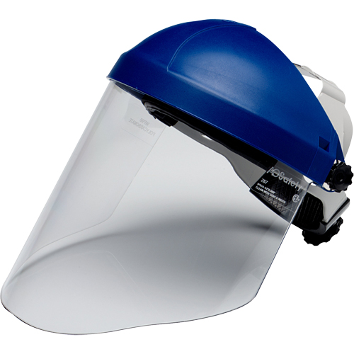 Ratchet Headgear with Faceshield, Polycarbonate, Ratchet Suspension MAS Chibougamau