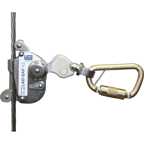 Lad-Saf X2 Detachable Cable Sleeve, 5/8"/3/8" Rope Diameter MAS Chibougamau