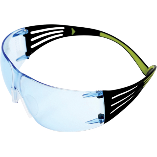 Lunettes de s&eacute;curit&eacute; SecureFit s&eacute;rie 400, Lentille Bleu, Antibu&eacute;e/Anti-&eacute;gratignures, ANSI Z87+/R&eacute;pond ou surpasse la norme CSA Z94.3 MAS Chibougamau