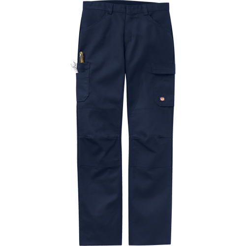 Pantalons performance pour atelier, Toile/Coton/Polyester, Bleu marine, Taille 30, Entrejambe 37 MAS Chibougamau