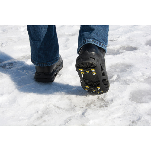 Heavy-Duty Anti-Slip Ice Cleats, Steel, Stud Traction, Medium MAS Chibougamau